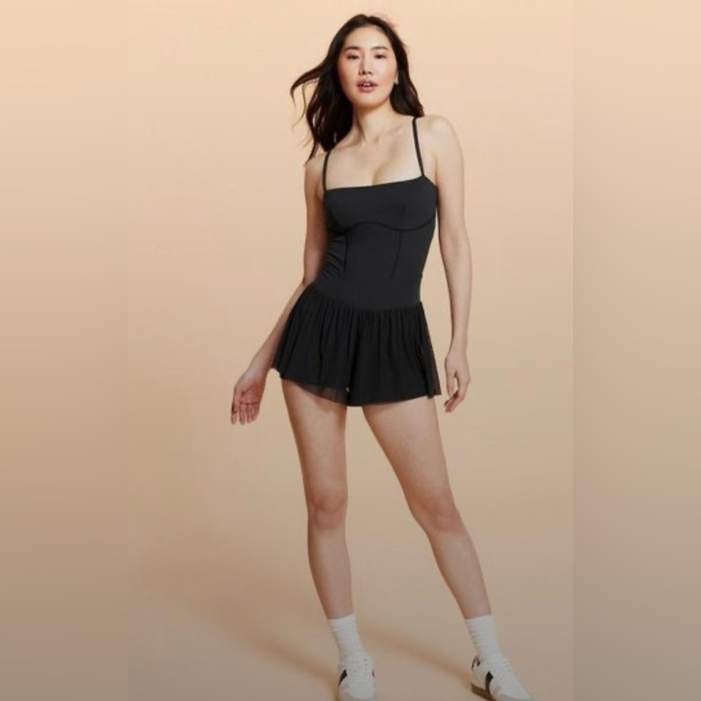 blogilaties womens barre active romper black